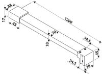 Logo Luisina - barre support mural l120 pr double entre assup02