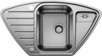 Logo Evier blanco lantos - inox lisse inox lisse - 516277