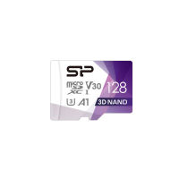 Logo Silicon power memory card micro sdxc 128go uhs-i u3 v30 +adapter up to 100mo/s 3589868