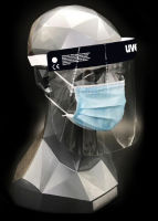 Logo Uvex visire de protection  usage personnel, cran: 0,3 mm 6300279