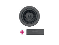 Logo Luisina - cache trop plein et bonde gun metal av0010088