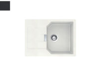 Logo Luisina - evier 1 bac 1 egouttoir nero ev3100 139