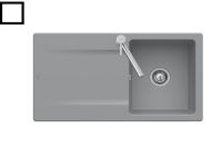 Logo Villeroy & boch - siluet flat - evier  fleur villeroy & boch 1 bac