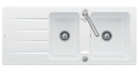 Logo Luisina - evier architectura 80 2 bacs 1 egouttoir blanc ev3380 12 01