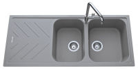 Logo Luisina - evier arpege 2 bacs 1 egouttoir sans accessoire croma ev3521
