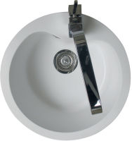 Logo Luisina - cuve ronde 1 bac diametre 510 blanc ev574 006