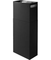 Logo Luisina - kit cheminee noire pour plat, superplat, rules 32*17 bl