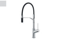 Logo Luisina - luisina - mitigeur evier chrome douchette noir rc606/do 015