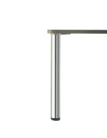 Logo Luisina - pied rond de table reglable d80xh705 chr zdn pr807 015