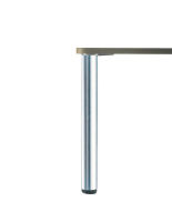 Logo Luisina - pied rond table reglable d80xh1100 asp inox zdn pr810 057
