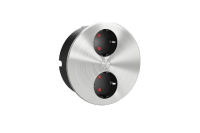 Logo Luisina - 2 prises automata ronde inox ze0155075