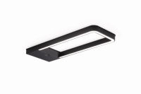Logo Luisina - kit 2 spots ray in 2*5w noir ze1092009