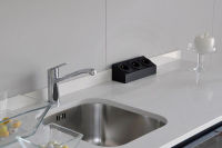 Logo Luisina - bloc de 3 prises cornero soft touch noir zen 23p 009