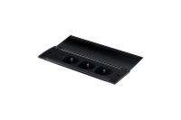 Logo Luisina - open - prise  encastrer coloris noir 3 prises zen 93p 009