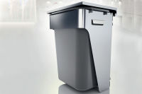 Logo Luisina - poubelle target 40l inox et plastique zp 133 015