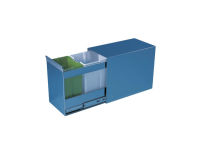 Logo Luisina - poubelle inox duo 2 bacs 26litres chrome zpn 2b26 015