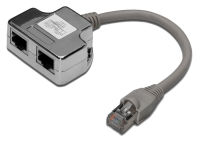 Logo Digitus adaptateur isdn en y, 2x rj45 - rj45, 0,19 m tel-tel 11006550