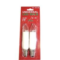 Logo Led forme bougie , blanc chaud ,blister de 2 pieces 5245391
