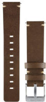 Logo Garmin ersatzarmband (dunkelbraunes leder) f?r vivomove h505167