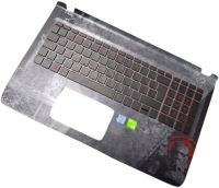 Logo Top cover & clavier officiel (belgique) - hp - 836884-a41