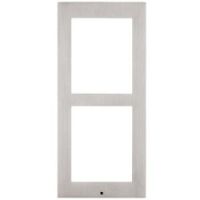Logo 2n ip verso cadre saillie 2 modules gris nn9155022