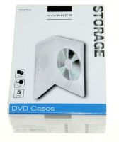 Logo Botier dvd pour un dvd, lot de 5, transparent v31713