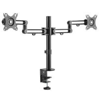 Logo Support bureau bras flexi. pour 2 �crans 13 � 27'' ddr1327sdfc-1