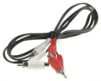 Logo Cble audio 2x rca-mle/2x rca-mle + femelle, 1,5mtr. 208491