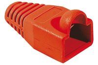 Logo Manchon rj45 rouge snagless diam�tre 6,5 mm (sachet de 10 pcs) 253-c-192