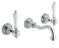 Logo Mlangeur lavabo mural 3 trous canova elite - ce11451 chrom