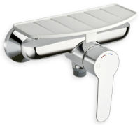 Logo Douche avec porte-savon new day - nd40251 chrom?