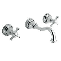 Logo Mlangeur lavabo mural 3 trous chambord - ch11451 chrom