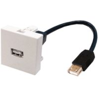 Logo Plastron 45x45 usb + c�ble de 0,2m 66692