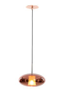 Logo Suspension led coloris cuivre zc0019013