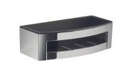 Logo Porte-objets amovible  fixer coloris chrom et noir a7184300