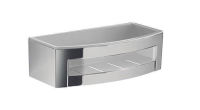 Logo Porte-objets amovible  fixer coloris chrom et blanc a7182300