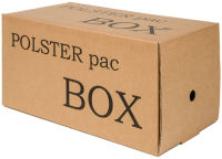 Logo Inapa papier d'emballage polster pac, 375 mm x 250 m, brun 8008819