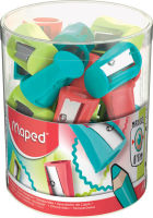 Logo Maped taille-crayon vivo, en plastique, prsentoir de 36 82062911