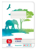 Logo Herlitz cahier de musique greenline a5, r�glure 14, 16 pages 50040049