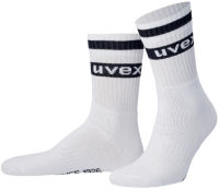 Logo Uvex chaussette 'basic', taille 43-46, pack de 3, noir 6300683