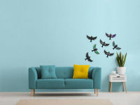 Logo Securit ardoise murale 3d 'butterfly', noir 70020460