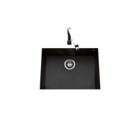 Logo Cuve sous-plan luisina 1 grand bac coloris noir mtal evsp985 118e