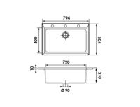Logo vier luisigranit quadrille, blanc alpin - luisina ev986 116e