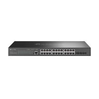 Logo Tp-link jetstream 24-port gigabit and 4-port 10ge sfp+ l2+ managed switch with 24-port poe+ 4086670