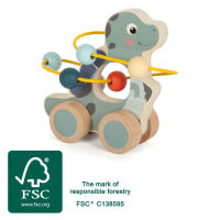 Logo Dinosaure  pousser avec circuit de motricit  dino  12615
