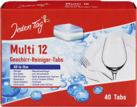 Logo Jeden tag pastille de lave-vaisselle multi 12, 40 tablettes 9540293