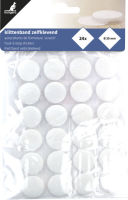 Logo Kangaro pastille auto-agrippante, diamtre: 20 mm, blanc 62340146