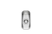 Logo Cuve sous-plan luisina 1 vide-sauce coloris inox lisse, vidage manuel