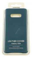Logo Samsung coque en cuir verte pour galaxy s10e ef-vg970lgegww