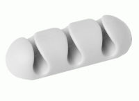 Logo Durable clip pour cbles cavoline clip 3, 3 cbles usb, gris 9503910